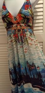 Sexy, beachy, figure flattering long sundress